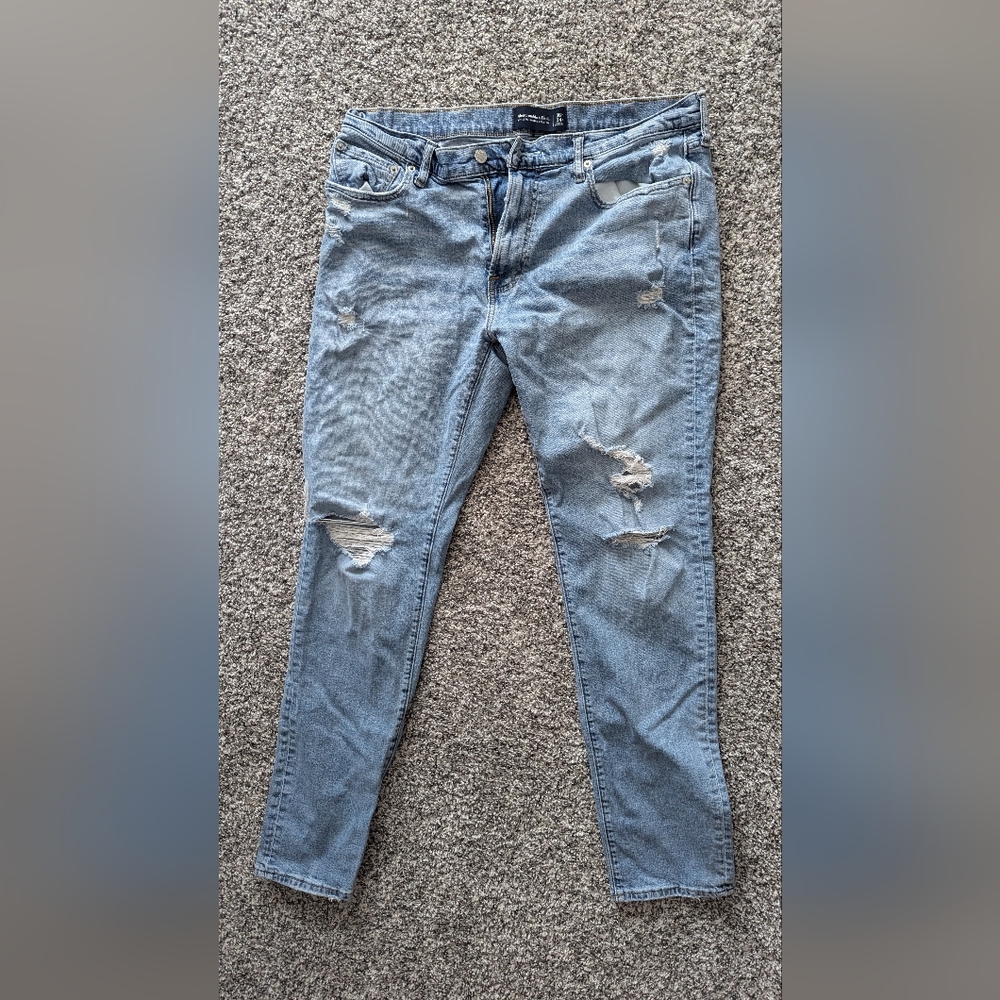 Like New Abercrombie & Fitch 36x34 Skinny Jeans
